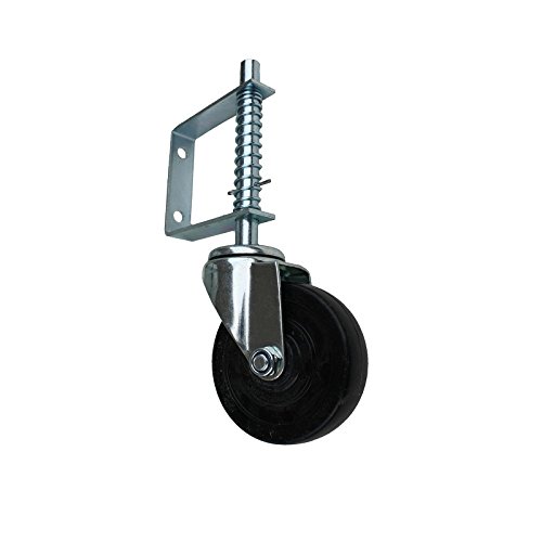 Tor Stützrad gefedert 100 mm Schiebetorrolle Tore Türe 57 kg Lenkrolle Torrolle