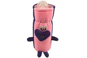 Ole Baby Love Dog Soft Cute Plush Milk Feeding Bottle Cover Dimension 17x10x6 cm it can Hold Upto 240 ml Feeding Bottle.