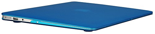 Topideal Schutzhülle, 3 in 1 Gummierte Matte, Seidenmatten, Satins, keramische Elemente, Schutzhülle für MacBook Air 33,8 cm (Modell: A1369 und A1466) + Tastatur-Cover + Displayschutzfolie aqua blue EU/UK Keyboard Version - 7