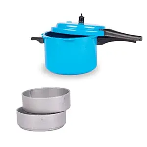 Ratnas Toy Cooker Miniature Household Kitchen Appliances Pretend Play Toy for Kids (Blue)