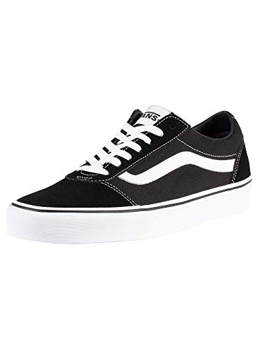 Vans VN0A36EMC4R1-MN-WARD-(Suede-Canvas) Sneakers Men Black-White