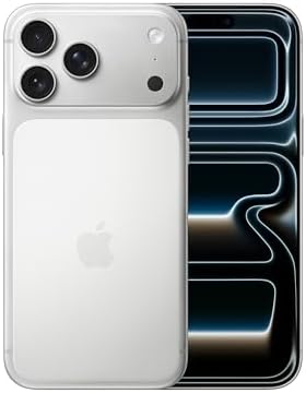 Apple iPhone 17 Pro Max 1 TB: display 6,9", ProMotion fino a 120Hz, chip A19 Pro, autonomia mai vista su iPhone, sistema di fotocamere Pro Fusion, fotocamera frontale Center Stage; Argento
