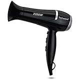 TECHWOOD TCO6079 Seche-cheveux Professionnel + 3 brosses - Noir et Gris