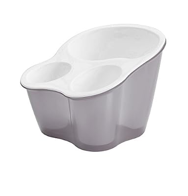 Bugatti GLGU-02179 Glamour Easy Egouttoir à Couverts Polypropylène Gris 16 X 16 X 13 cm