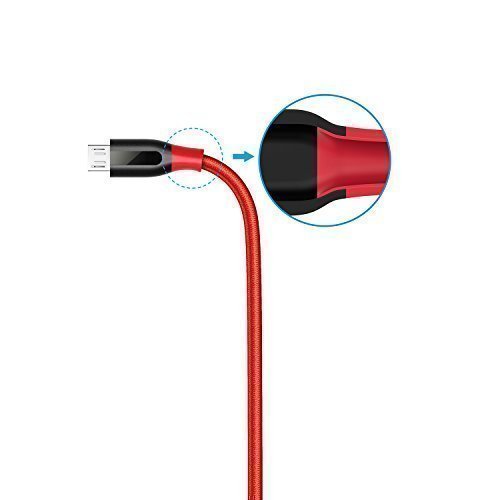 Anker PowerLine+ 30 cm Micro USB Kabel, Das hochwertige, schnellere & bestÃ¤ndigere Ladekabel fÃ¼r Samsung, Nexus, LG, Motorola, Android Smartphones und weitere (Rot)