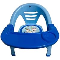 Nabhya Small Baby Chair with Front Food and Safety Tray (Multi-Color) (Blue)