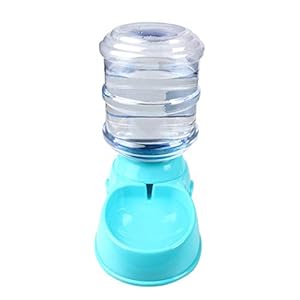 Morza 3.5L Gravedad para Mascotas automática Auto-dispensador de alimentador Alimentos/Waterer Reponer Bebederos