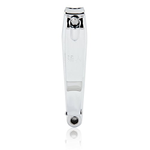 Footful Stainless Steel Nail Clipper with File for Thick Nails Large Size---Silver