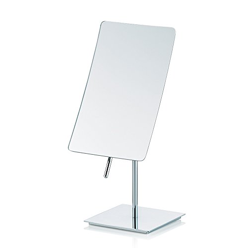 Kela 20626 Standspiegel, 5-fach Vergrößerung, 30,5cm, Metall, Saguna, Verchromt