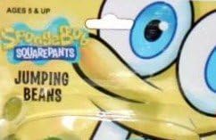 SpongeBob Squarepants Jumping Beans Pack of 3 in Bag