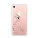Produktbild Hülle für iPhone 8,Hülle für iPhone 7,Homikon Silikon Hülle Karikatur Panda TPU Silikon Tasche Handyhülle Anti-kratzt Transparente Kratzfeste Durchsichtig Kreativ Muster Kirstall Clear Weiche Flexible Ultra Slim dünne Schutzhülle Stoßfeste TPU Schutz Handy Hülle Protective Stoßdämpfend Motiv Rundum-schutz Soft Silikon Case Cover Schutz Rückschale Klar Tasche Etui für Apple iPhone 7/8 - Elefant, der Panda anhebt