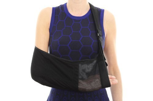 Reggibraccio Nero Universale Active Orthotics Ideale per Braccia o Gomiti Ingessati