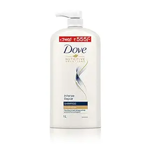 Dove Intense Repair Shampoo For Dry & Damaged Hair, 1 Ltr