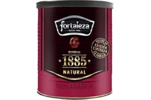 CAFÉ FORTALEZA – DESDE 1885 - Café Fortaleza - Café Molido Natural, Exclusivo Lata, Puro Sabor, 100% - Pack 6 x 250 gr, 1,5 Kg.