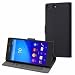 Produktbild Muvit Slim S Folio für Sony XPERIA M5 schwarz