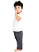 American Apparel Infant Baby Rib Karate Pants - Asphalt / 18-24M