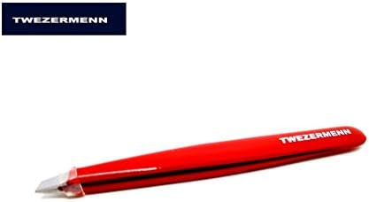 TWEZERMENN SLANTED TWEEZERS - 054 FULL SIZE - 6 colours available (RED)