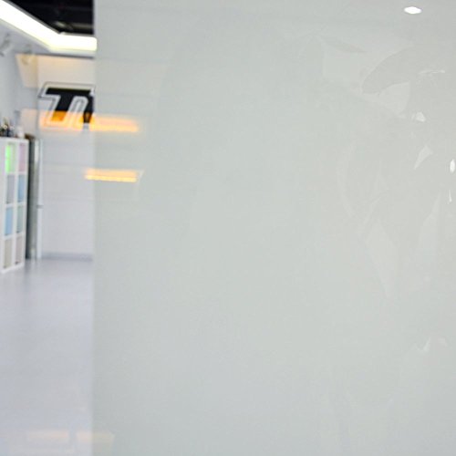 TECKWRAP Prämie Nein-Kleben 3D Statisch Dekorative Privatsphäre Fenster Film Weiß Mattiert 3ft X 6.5ft (90 x 200cm) - 2