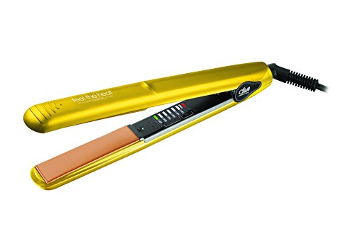 Diva Professional Chromatix digitale - Piastra universale per tutti i tipi e stili di capelli, colore giallo