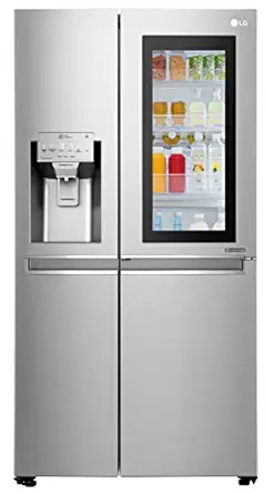 LG 668 L InstaView Door-in-Door Wi-Fi Inverter Side-by-Side Refrigerator (GC-X247CSAV, Noble Steel)