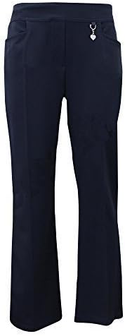 Girls Trousers Heart Stretch Navy 4/5 Yrs