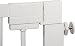 IB-Style - Door- & Stairgate Safetygate Kolby | 80 - 86 cm | 31.5" - 33.9" |double locked | hardwood - white