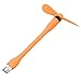 Produktbild Yiwann Tragbarer Ventilator, 2 in 1 Micro-USB und USB Kühler für Xiaomi Android Phone PC Laptop Power Bank Geschenk Orange