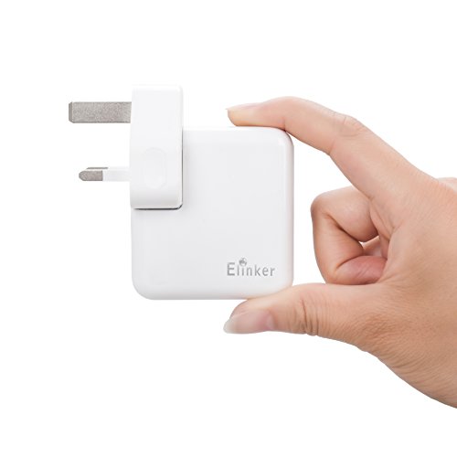 USB Ladegerät Elinker®4-Ports Universal Reiseadapter mit EU / UK / US / AU Steckdosenadapter 3.0 Tech Type C für MacBook Wandladegerät Reisestecker für Apple iPhone, iPad, Samsung Galaxy, Smartphone, Tablet, Power Bank (CE Zertifiziert) - 6