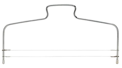 Blue Vessel Edelstahl Einstellbare Draht Kuchen Slicer Leveler Pizzateig Cutter Trimmer-Dekor - 2