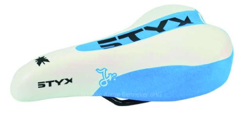 Preisvergleich Produktbild STYX Juniorsattel blau / weiß