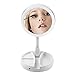 Produktbild Duofenlh LED-Vergrößerungsspiegel Schminkspiegel beleuchtet, faltbarer Schminkspiegel zum Mitnehmen Flawless Faltspiegel Multi-Angle Rotation Vanity Taschenspiegel
