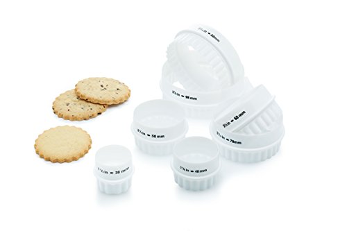 Kitchen Craft Ausstecher mit geraden und gewellten Enden, Kunststoff - 2