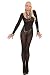 Produktbild Loveours Sexy Listig Lange Ärmel Overall Bodystocking Unterwäsche (Schwarz)