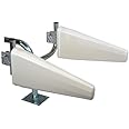 yagiwlan Antenne haut de gamme LTE LOG avec câble d'antenne twin de 10 m antenne directionnelle LTE MIMO pour augmentation du