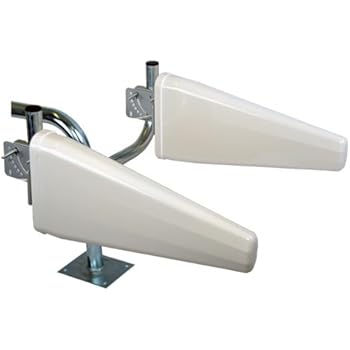 LTE Hochleistungs - LTE LOG Antenne (800MHz, 1800, 2600) 20dBi - inklusive 10Meter Twin-Antennenkabel - LTE MIMO Richtantenne zur Leistungssteigerung Ihres LTE Signals - passend für Telekom Speedport LTE & LTE II, Vodafone B1000 & B2000, EasyBox 904, Vodafone LTE-Modem, LTE-Turbobox LG FM300, O2 LTE Router, Huawei B390, B593, DD800...