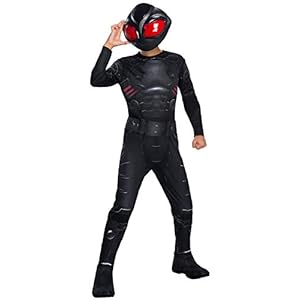 Rubies – Disfraz Oficial de Supervillano de la película de Aquaman de DC, Color Negro, para niños de 3 a 4 años