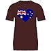 Produktbild Städte & Länder Kind - Herz Australien - 110-116 (5-6 Jahre) - Burgund - F140K - Jungen T-Shirt