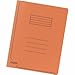 Produktbild Falken 25 x Einschlagmappe A4 Karton 320g/qm mit 3 Klappen orange