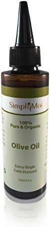 SimplyMoi Extra Virgin Olive Oil For Hair - Pointed Tip Easy Applicator (120ml)