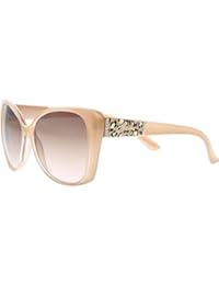 Guess Large Flared Square Sunglasses in Pearl GU 7213 PRL-62 58 58 Brown Gradient