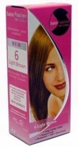 Salon Fashion Permanent Hair Colour 6 Light Brown