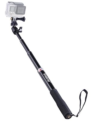 Smatree SmaPole Q1 Extensible Perche / Monopode pour GoPro Hero 5/4/3+/3/2/1/Session / pour Appareils photo compacts