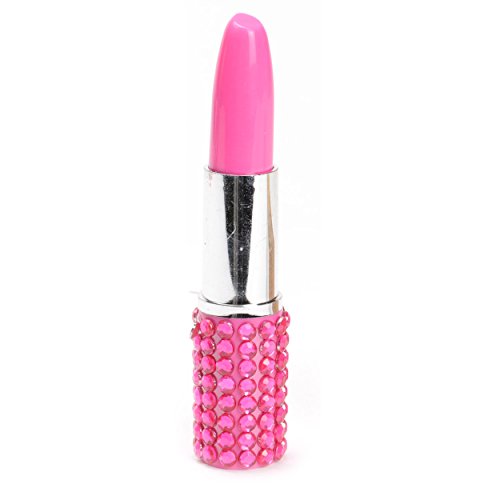 Partynelly® **** 6x *** Kugelschreiber Lippenstift, Mitgebsel für Mädchen, Kinderbeburtstag, Glitzer, Strass - 2