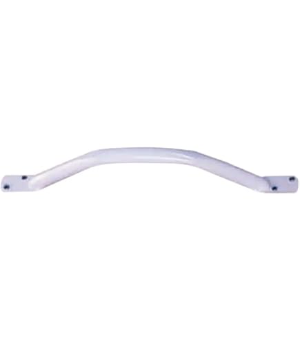 Aidapt 18 Inch (459mm) Easy Grip Grab Bar - Brown Coated Steel, Indoor/Outdoor Safety Rail