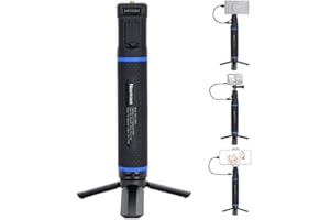 Newmowa 10000mAh Power Bank Handle Grip, Portable PD/QC Charging Battery Tripod for DLSR Action Camera, GoPro Hero 7/6/5/4/3+/3, YI Sport Camera, DJI OSMO Action Camera OSMO Pocket and Smartphone