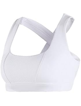 Le particelle indietro resistenza agli shock reggiseno formazione ragazza esecuzione di indumenti intimi di fitness...