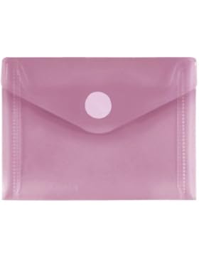 PP-Umschlag A7quer, rot klar, 10 Stück Stück