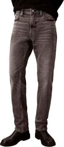 Calvin Klein Uomo Jeans Pewter Rock Slim Fit, Grigio (Pewter Rock), 34W/32L