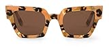 Puente: 25 milímetros Mr. Boho  Frelard  Animalia  -  Gafas de sol para hombre y mujer, 45