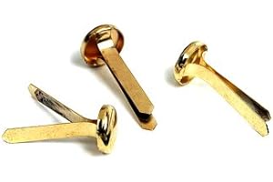 IXL Premier-Grip Paper Fasteners Brassed Steel 40mm Ref 863800193-62 [Pack 200]